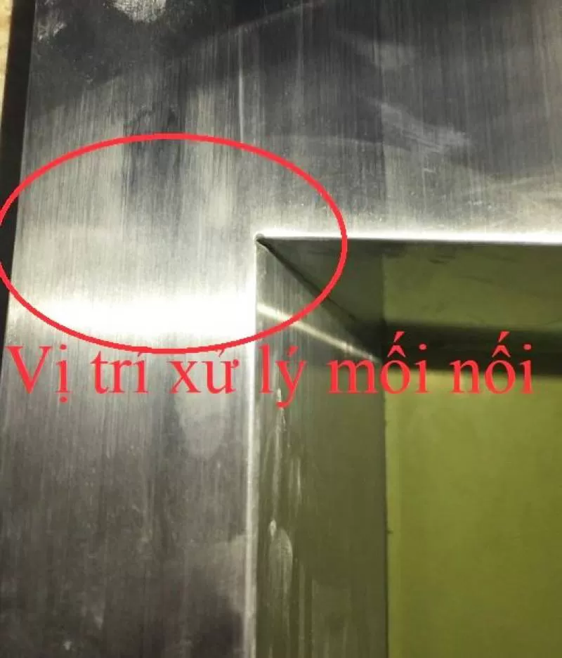 ốp cột inox 304 HairLine bạc