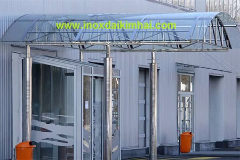 ốp cột inox mờ Hair Line