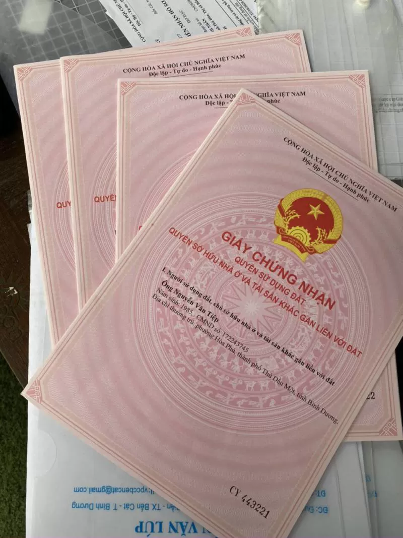 Bán đất nền sổ đỏ/Sổ hồng