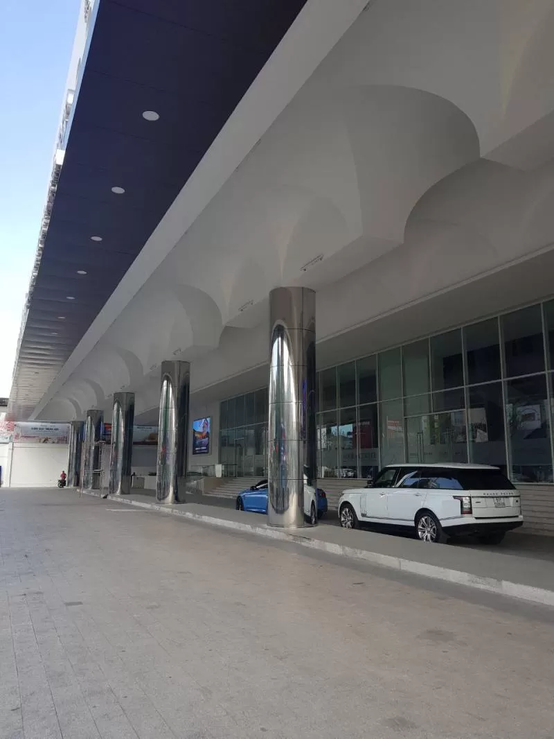 Ốp cột inox 304 bóng gương,inox 304 vàng bạc