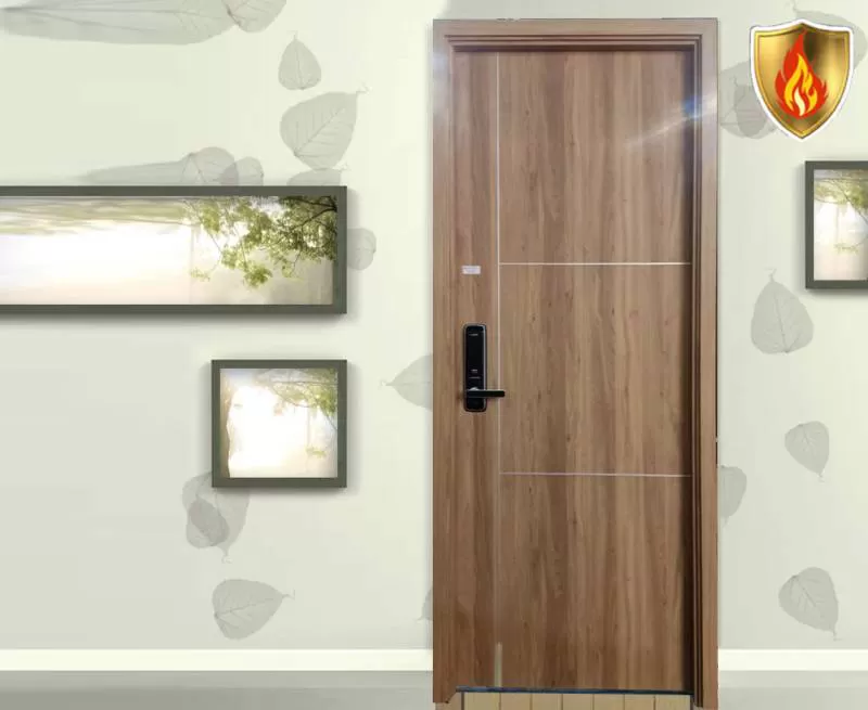 Cửa gỗ chống cháy - W9129