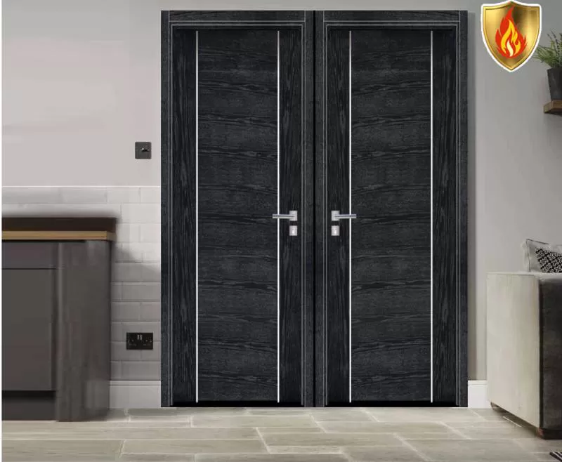 Cửa gỗ chống cháy - W4106