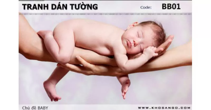Tranh dán tường BABY BB01