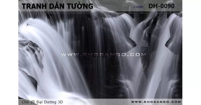 Tranh dán tường Đại Dương 3D DH-0090
