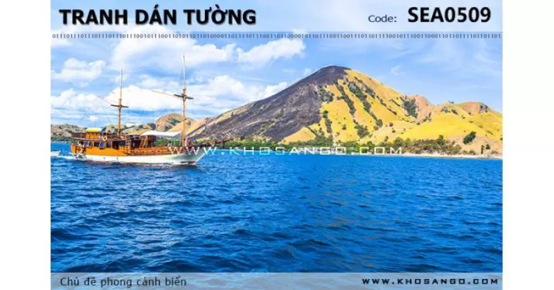Tranh dán tường phong cảnh biển SEA509