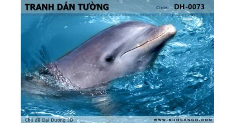 Tranh dán tường Đại Dương 3D DH-0073
