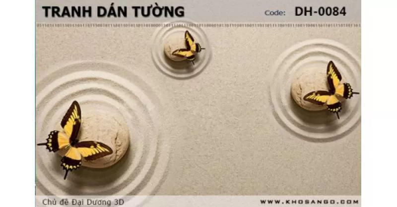 Tranh dán tường Đại Dương 3D DH-0084 