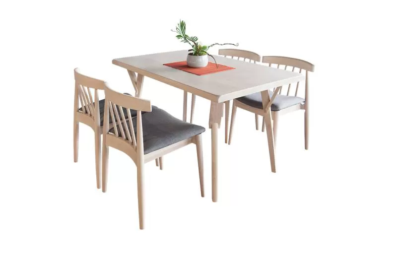 Bộ bàn KF 3007 DT - 6 ghế KF 4201 DC