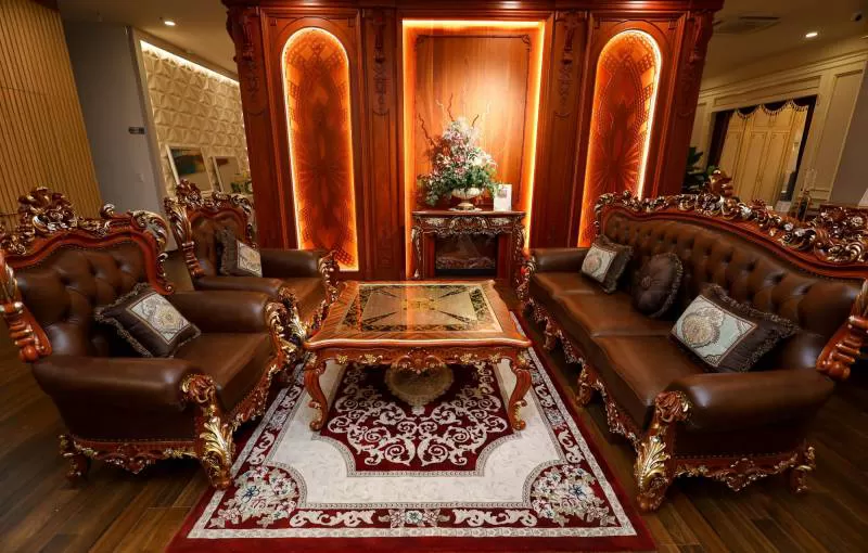 Bộ sofa A2 - 1 sofa 3 - 2 sofa 1 -1 bàn -1 đôn