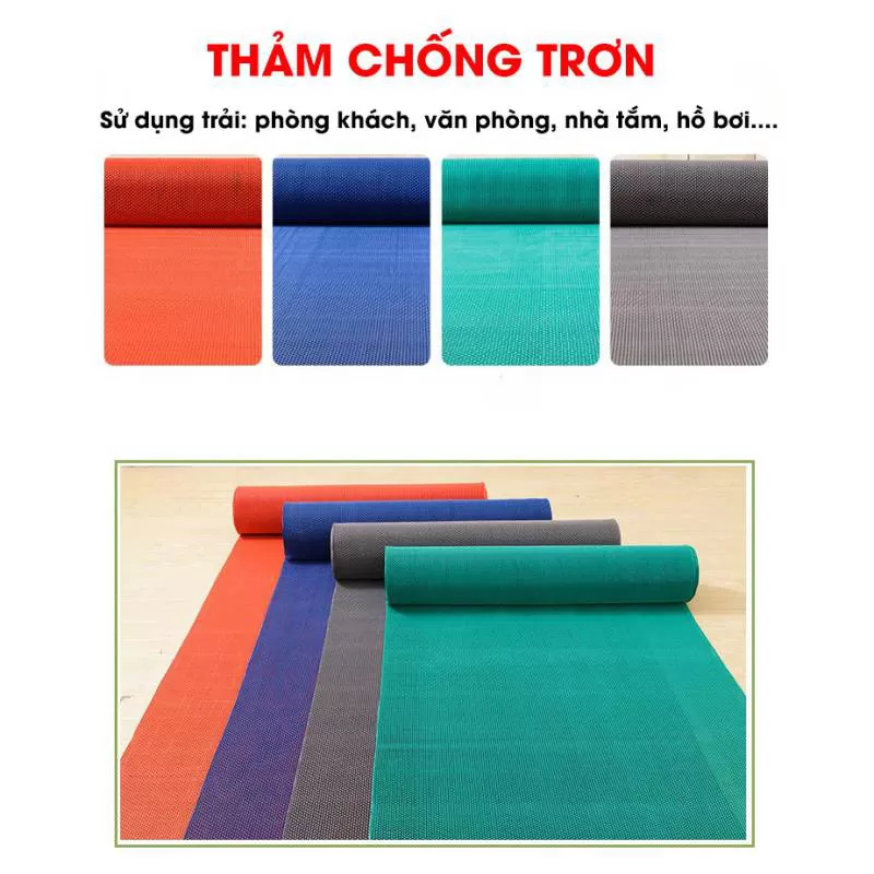 Thảm nhựa lưới chống trơn 5mm