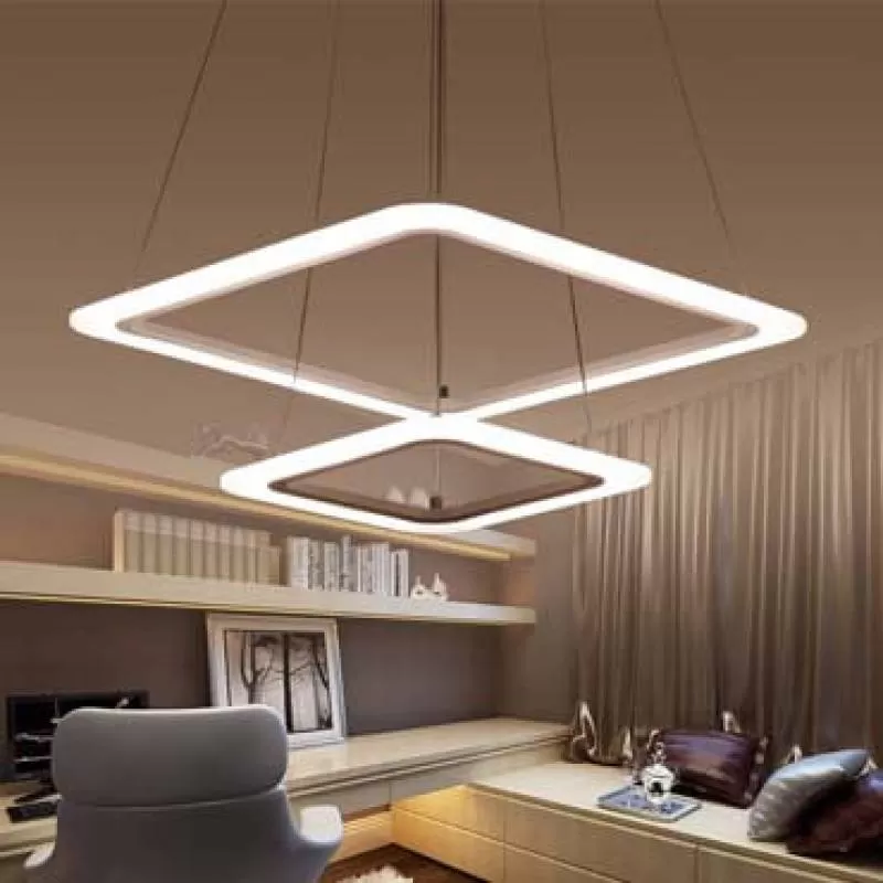 Đèn thả LED hình vuông nhiều tầng PJ353