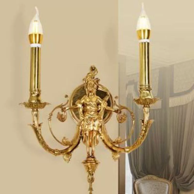 Đèn tường đồng hình nữ thần cổ điển ABR180