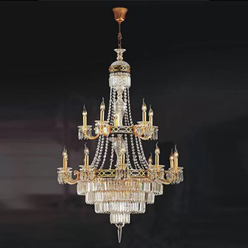 Đèn chùm pha lê lộng lẫy WND8027-10+5+5