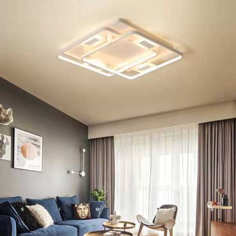 Đèn ốp trần LED hình vuông hiện đại PJ111