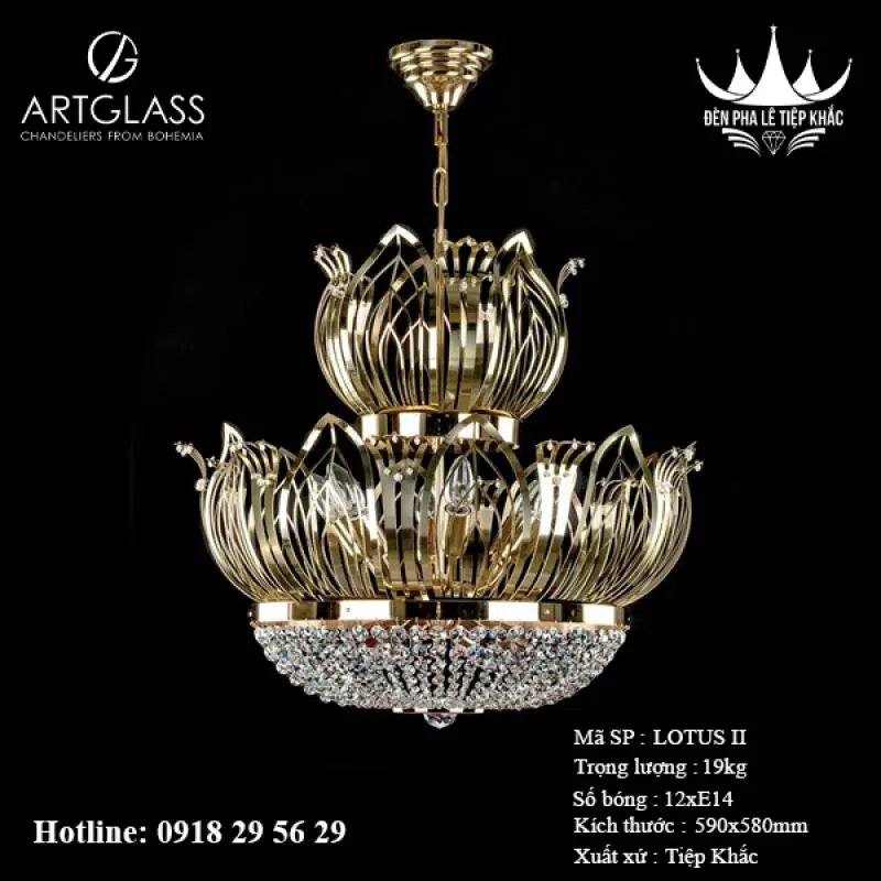Đèn Chùm Phòng Thờ LOTUS II. Bởi 6263 đánh giá
