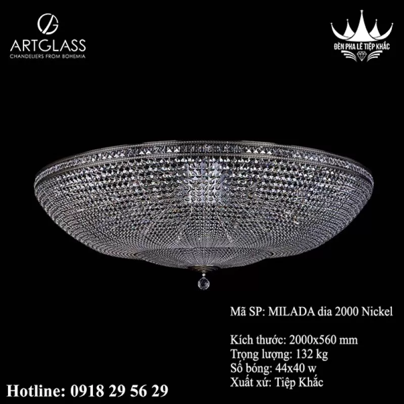Đèn đại sảnh MILADA dia 2000 Nickel Bởi 6250 đánh giá
