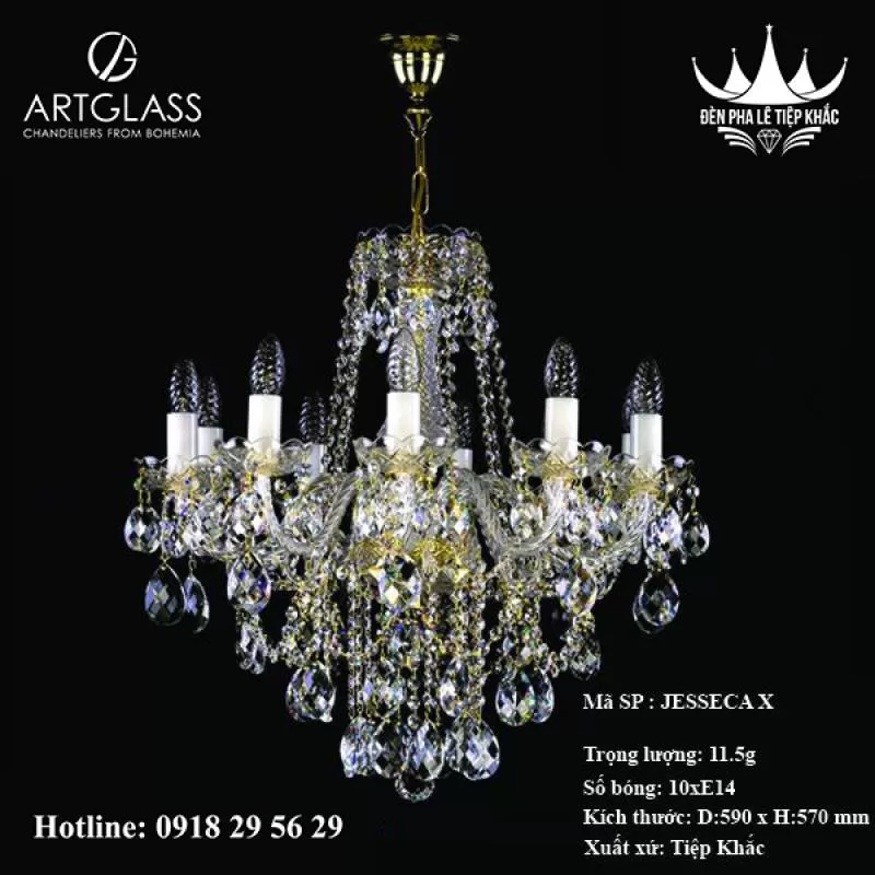 Đèn Phòng Khách JESSICA X Bởi 6170 đánh giá