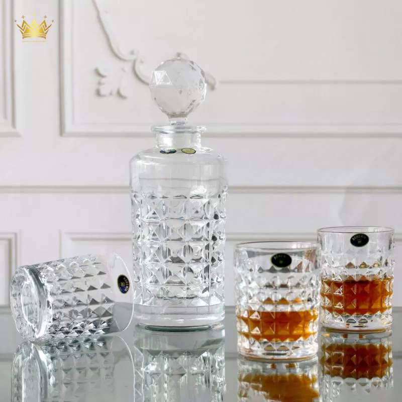Bộ Bình Ly Pha Lê Đúc DIAMOND-246 Bởi 6572 đánh giá