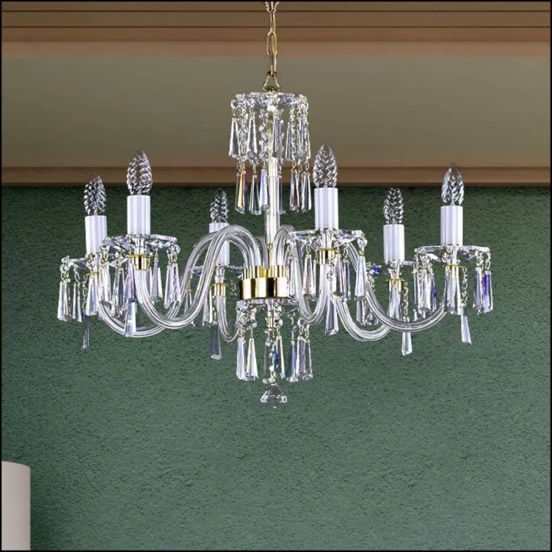 Đèn gọng pha lê INGEBORG VI Bởi 6522 đánh giá