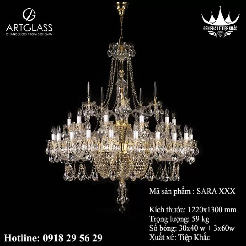 Đèn đại sảnh SARA XXX Bởi 6258 đánh giá