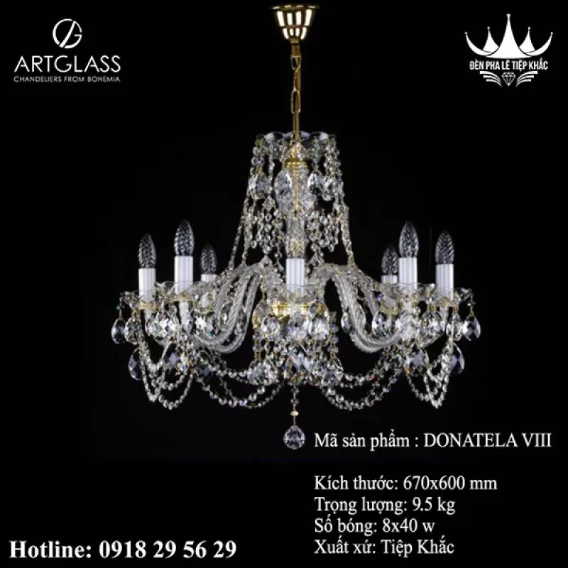 Đèn Phòng Khách DONATELA VIII Bởi 6161 đánh giá