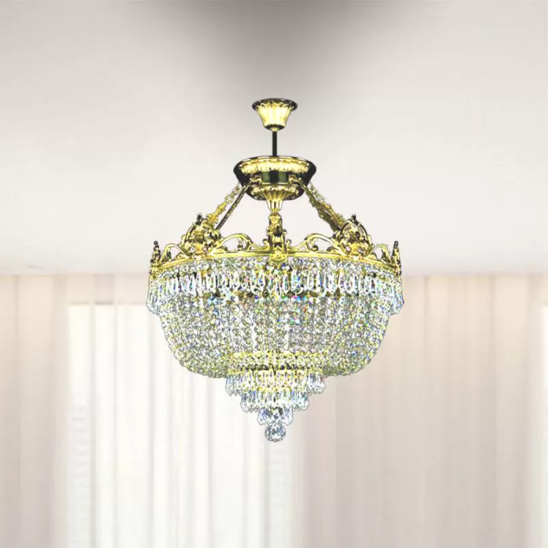 Đèn Lồng Pha Lê CORINA II BRASS ANTIQUE Bởi 6357 đánh giá