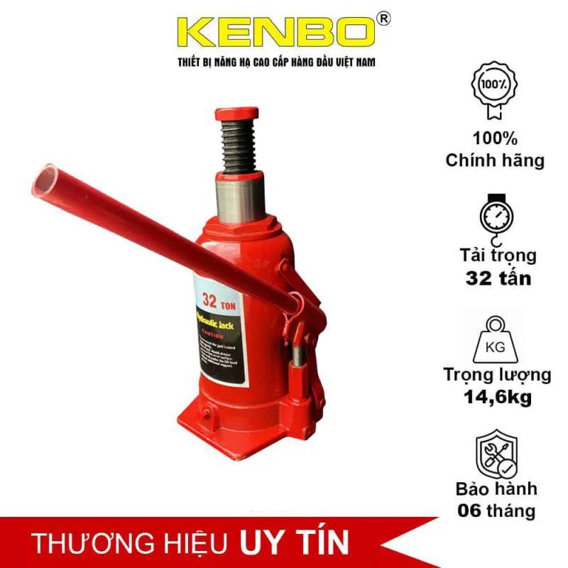 Kích thủy lực KENBO 32 tấn bản tiêu chuẩn