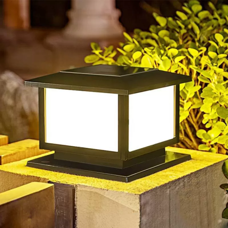 Đèn trụ cổng năng lượng mặt trời kiểu hiện đại D200->300mm SE-CNLM730