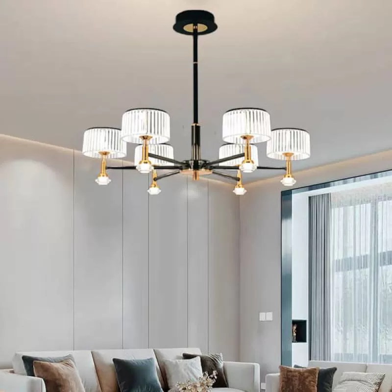 Đèn chùm phòng khách hiện đại trang trí nhà đẹp D700mm AN-CL1660/6