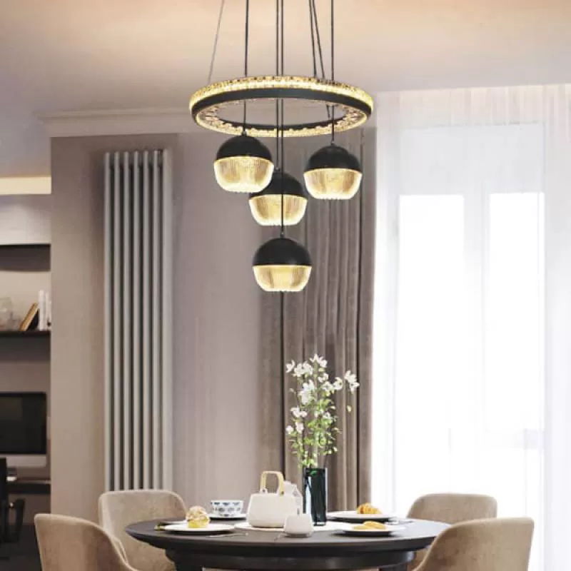 Đèn thả led trang trí bàn ăn nhỏ xinh hiện đại, sang trọng DR-NB633/4