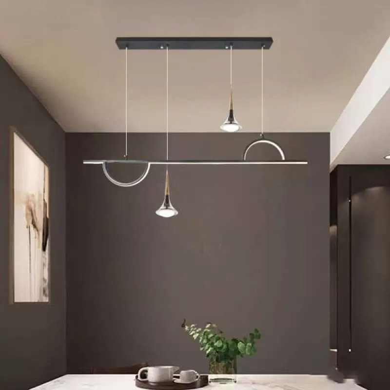 Đèn thả trần bàn ăn trang trí căn hộ hiện đại sang trọng DR-NB2143