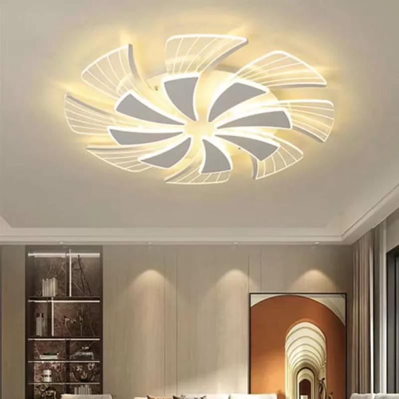 Đèn ốp trần led hiện đại 3 chế độ, tăng giảm ánh sáng D800mm SE-MC555
