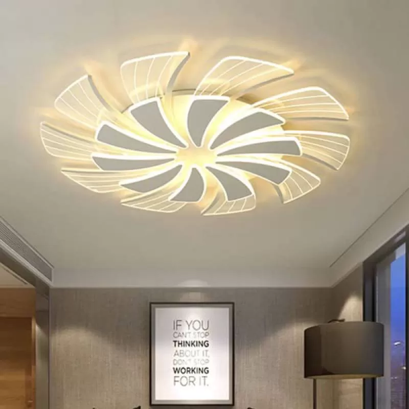 Đèn ốp trần led hiện đại 3 chế độ, tăng giảm ánh sáng D1000mm SE-MC556