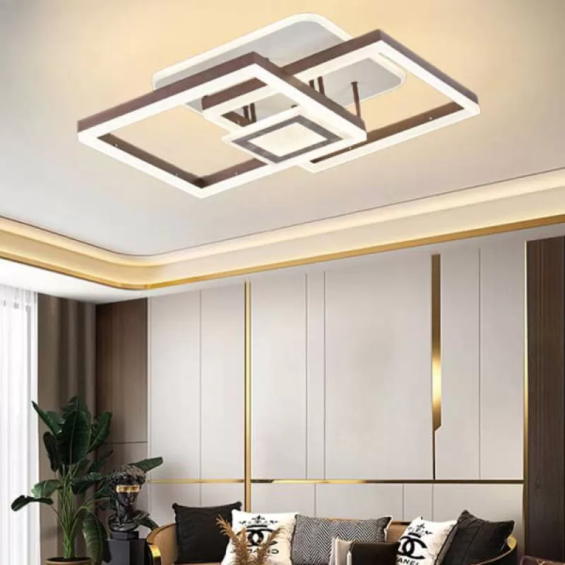 Đèn ốp trần trang trí phòng khách led 3 chế độ 800x600mm VA-MT7488/2