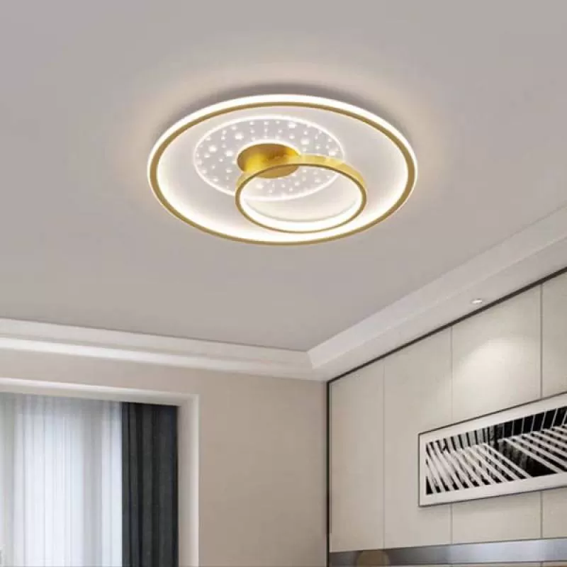 Đèn ốp trần led 3 chế độ ánh sáng gắn phòng khách nhỏ D500mm DR-C591A