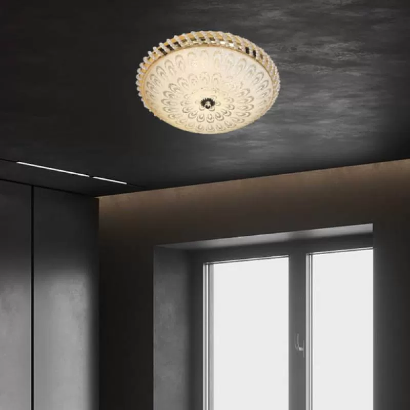Đèn ốp trần cổ điển phòng thay đồ đẹp, phòng ngủ nhà chung cư DR-M902