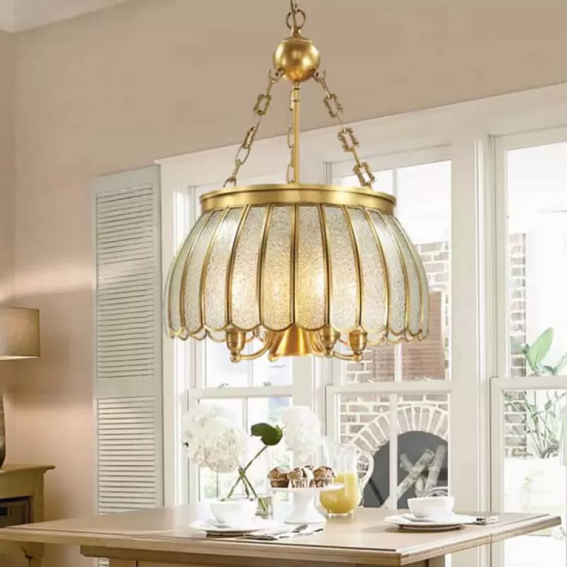 Đèn thả xi mạ đồng PH-THD09-21