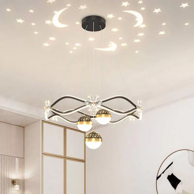 Đèn thả trần bàn ăn, phòng ngủ có hiệu ứng ánh sáng EC-T42 