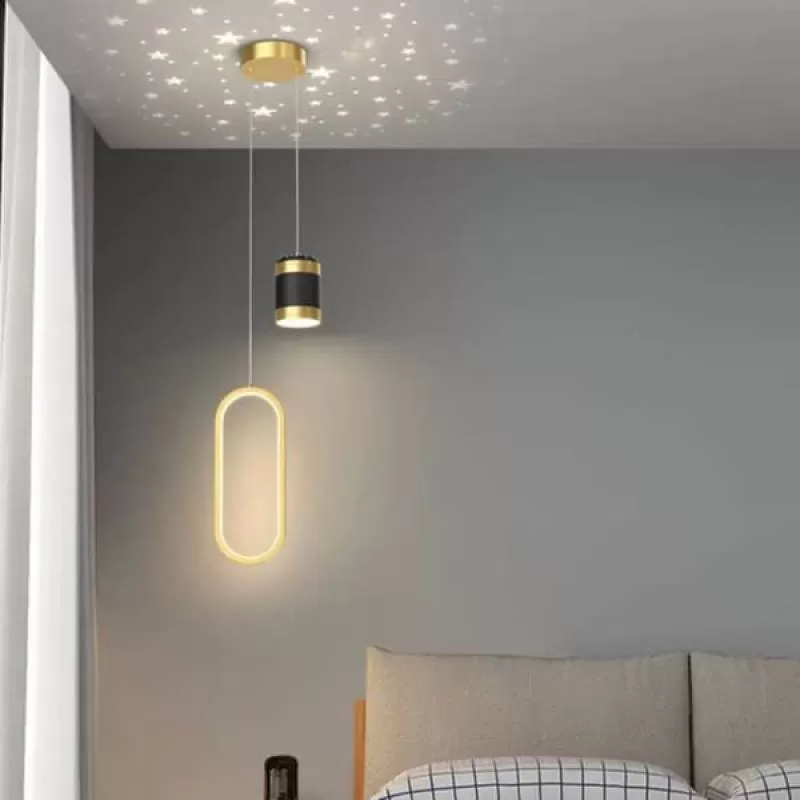 Đèn thả led hiện đại có hiệu ứng gắn trần bàn ăn, phòng ngủ AN-T8243/2