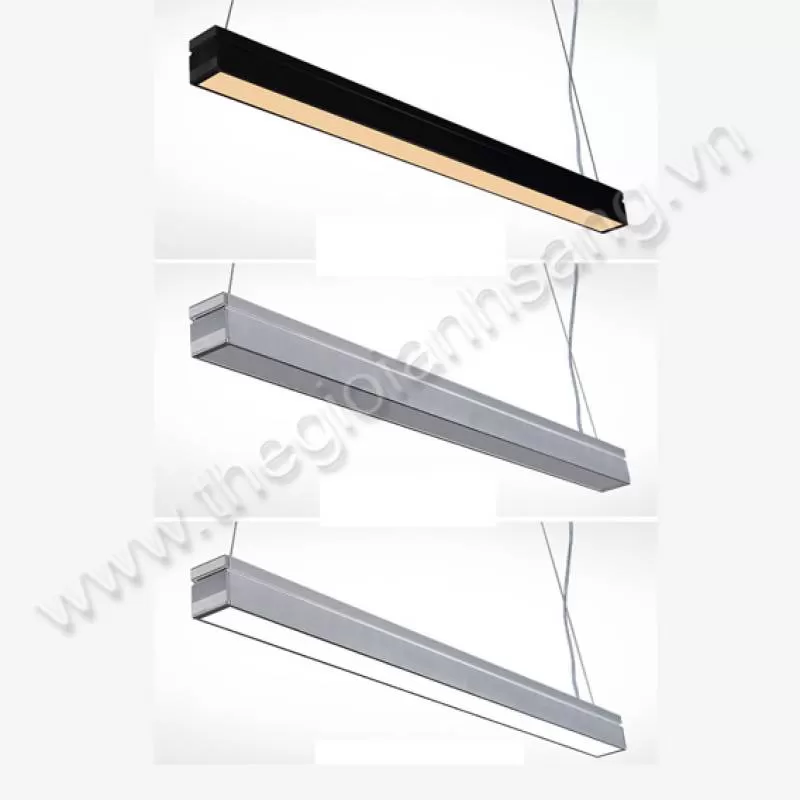 Đèn thả trần văn phòng led ánh sáng trắng - vàng L1200mm PH-THCN214B