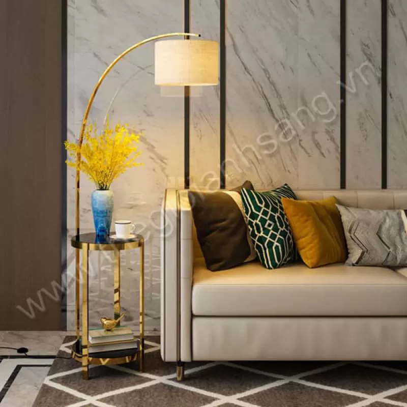 Đèn cây đứng trang trí góc sofa phòng khách, phòng ngủ đẹp PH-DC702