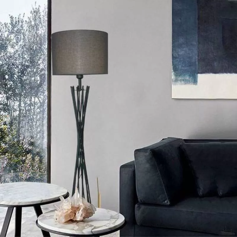Đèn cây đứng trang trí góc sofa phòng khách, phòng ngủ DC-DD12DEN