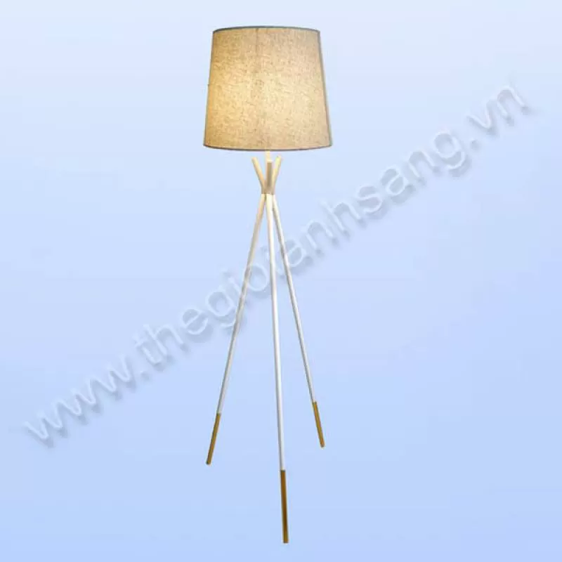 Đèn cây đứng góc sofa phòng khách, phòng ngủ màu trắng DC-DD3032T