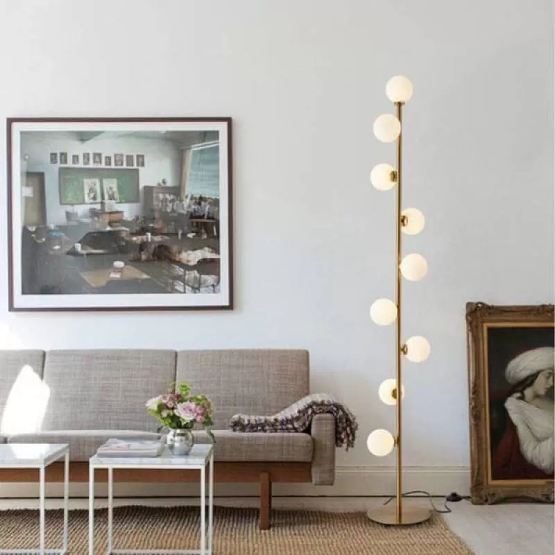 Đèn cây đứng trang trí góc sofa phòng khách, phòng ngủ DC-DD33T12