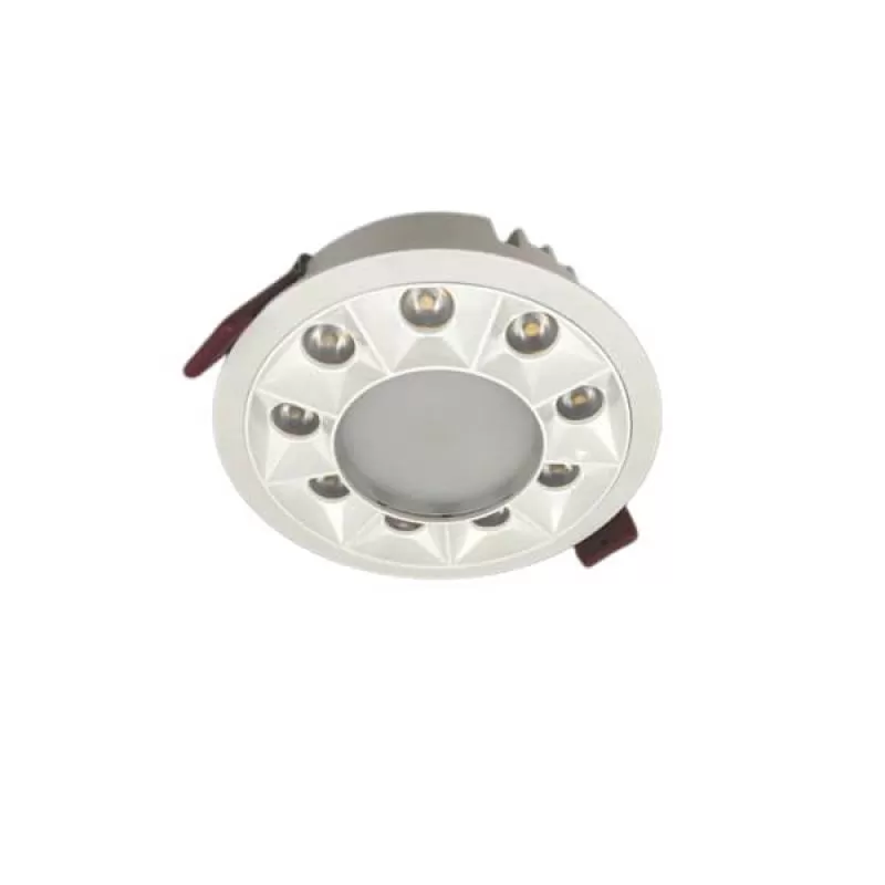 Đèn led âm trần 12W, ánh sáng 3 chế độ màu, khoét lỗ D110mm EC-LA662