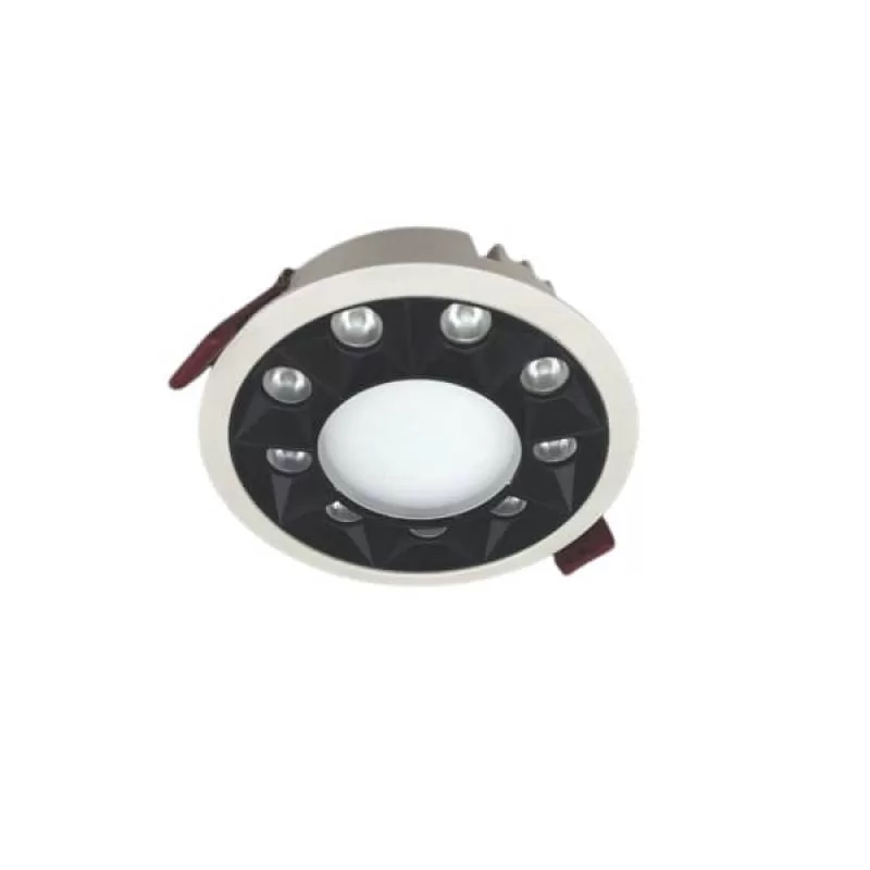Đèn led âm trần 12W, ánh sáng 3 chế độ màu, khoét lỗ D110mm EC-LA666