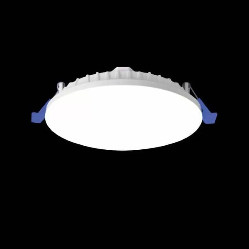 Đèn led âm trần tràn viền 12W, 1 chế độ màu, khoét lỗ D95mm EC-LA642 