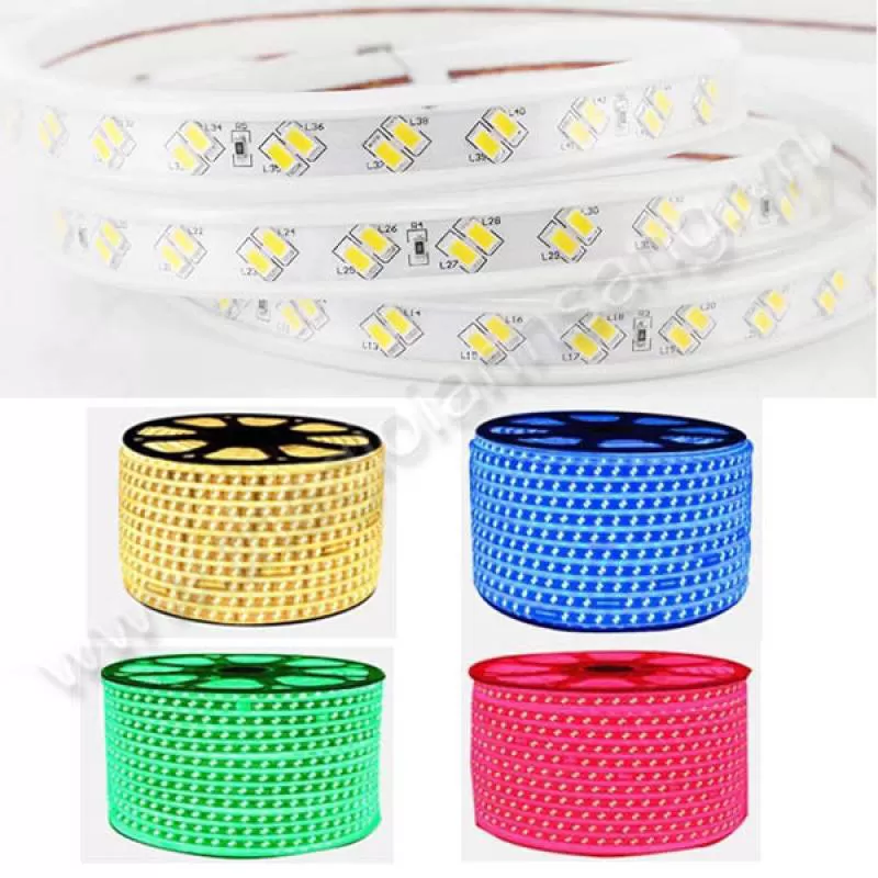 Led cuộn 100m 5730 2 đường bóng đủ màu HP-5730/2