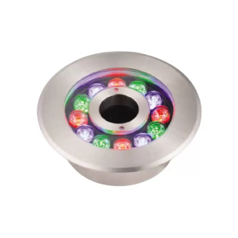 Đèn âm nước led RGB 12W điện 12V trang trí bể cá, hòn non bộ HP-HF28