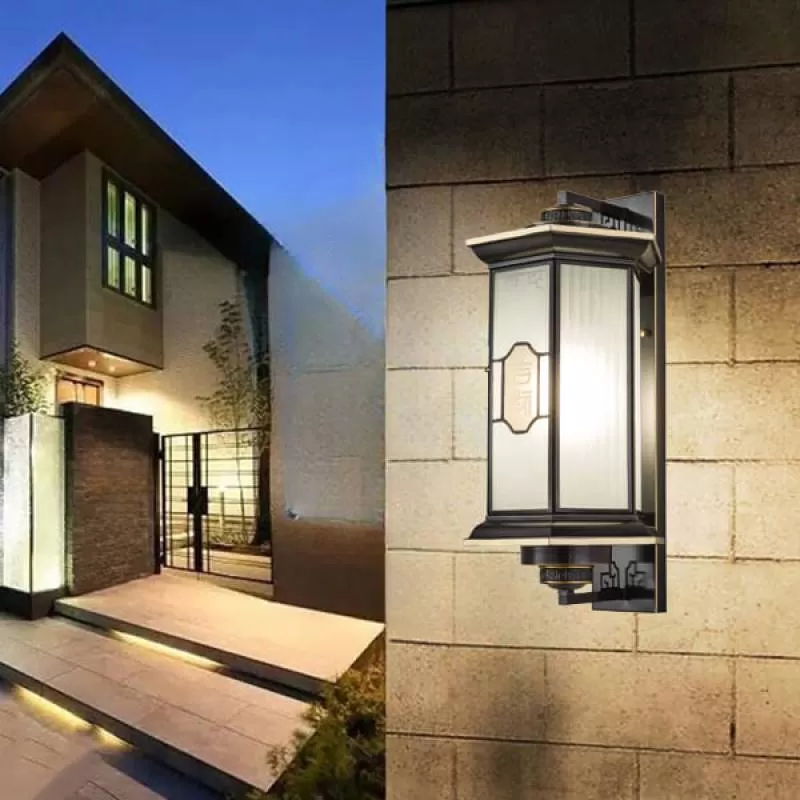 Đèn gắn tường ngoài trời H495mm HP-VD6224 nhập khẩu